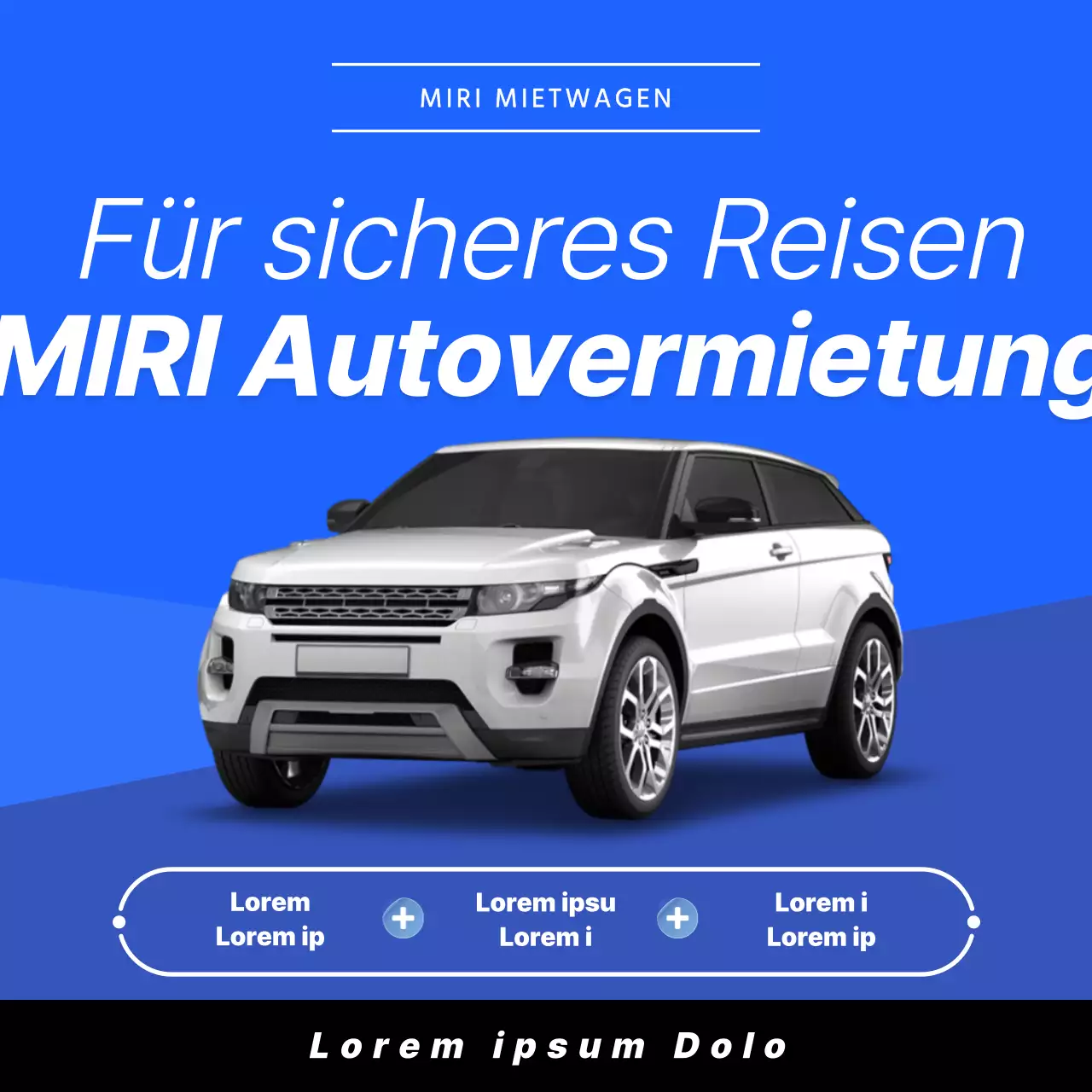 Die blau-lila MietwagenkarteNews