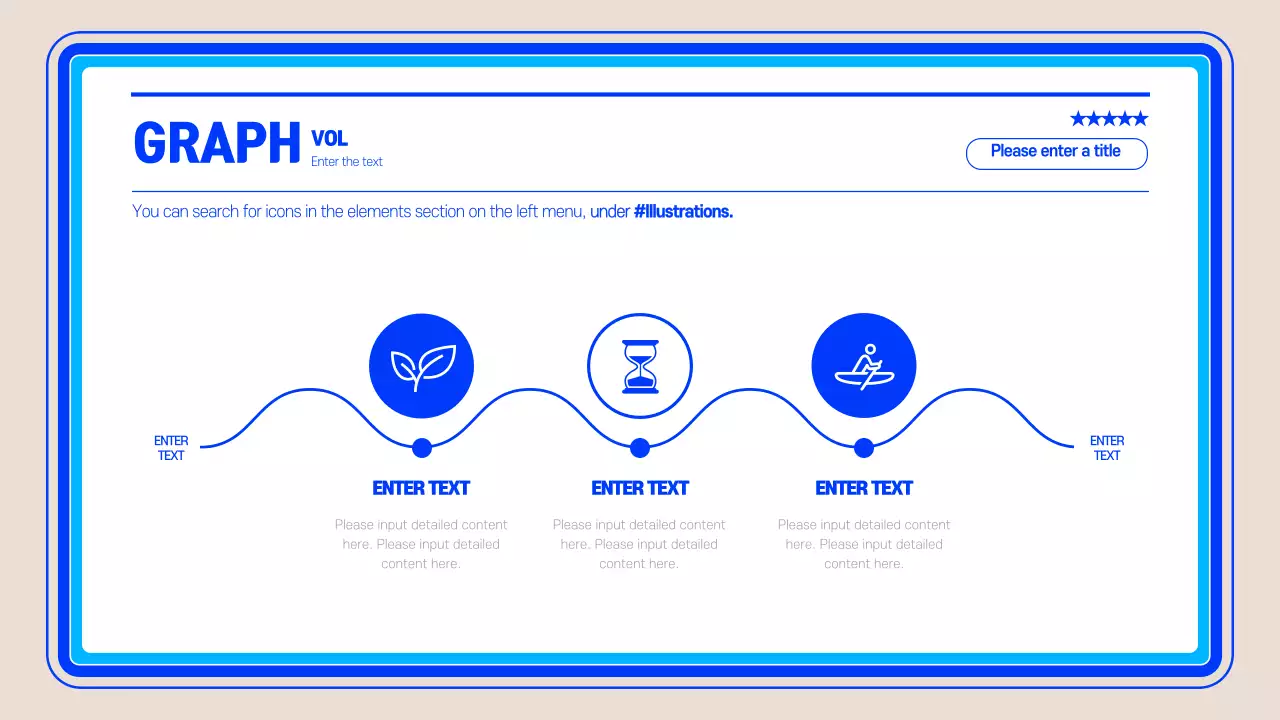 Simple, blue Project Management infographic