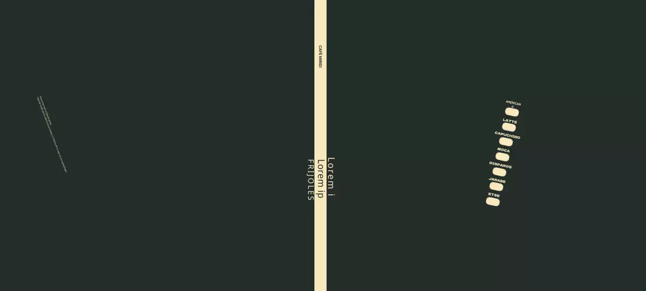 Black Simple Lines Cafe Lista de comprobación