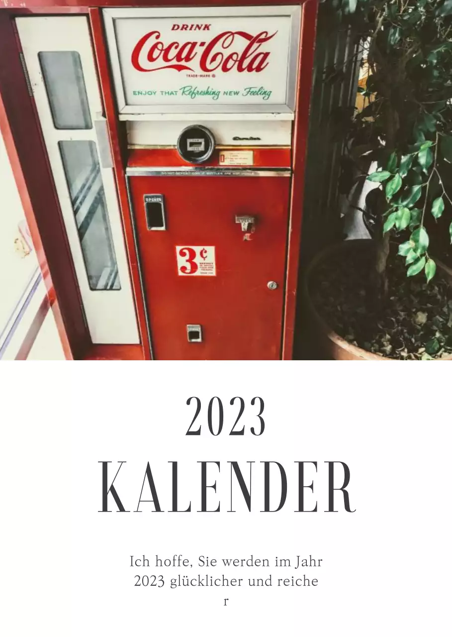 Retro-Vintage-Kalender