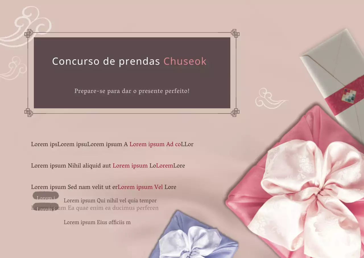 Presentes Chuseok