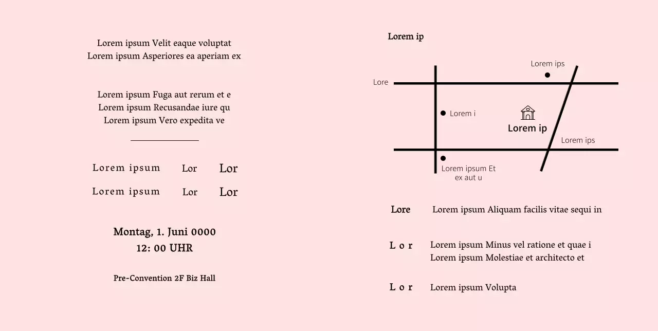 Einladung zum Hochzeitstag mit rosa Blumenakzenten