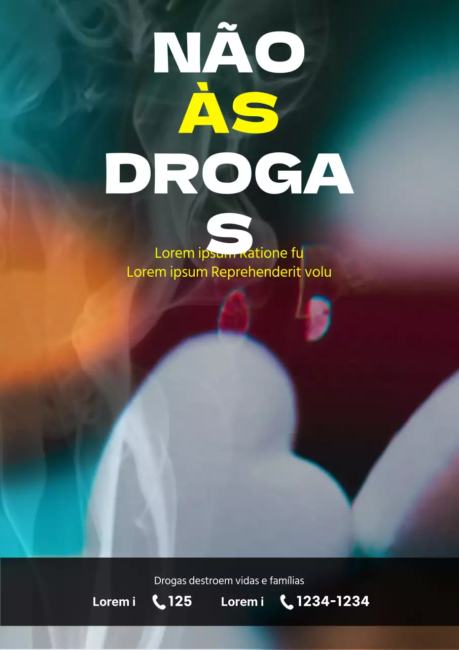 A campanha branca e amarela contra a droga