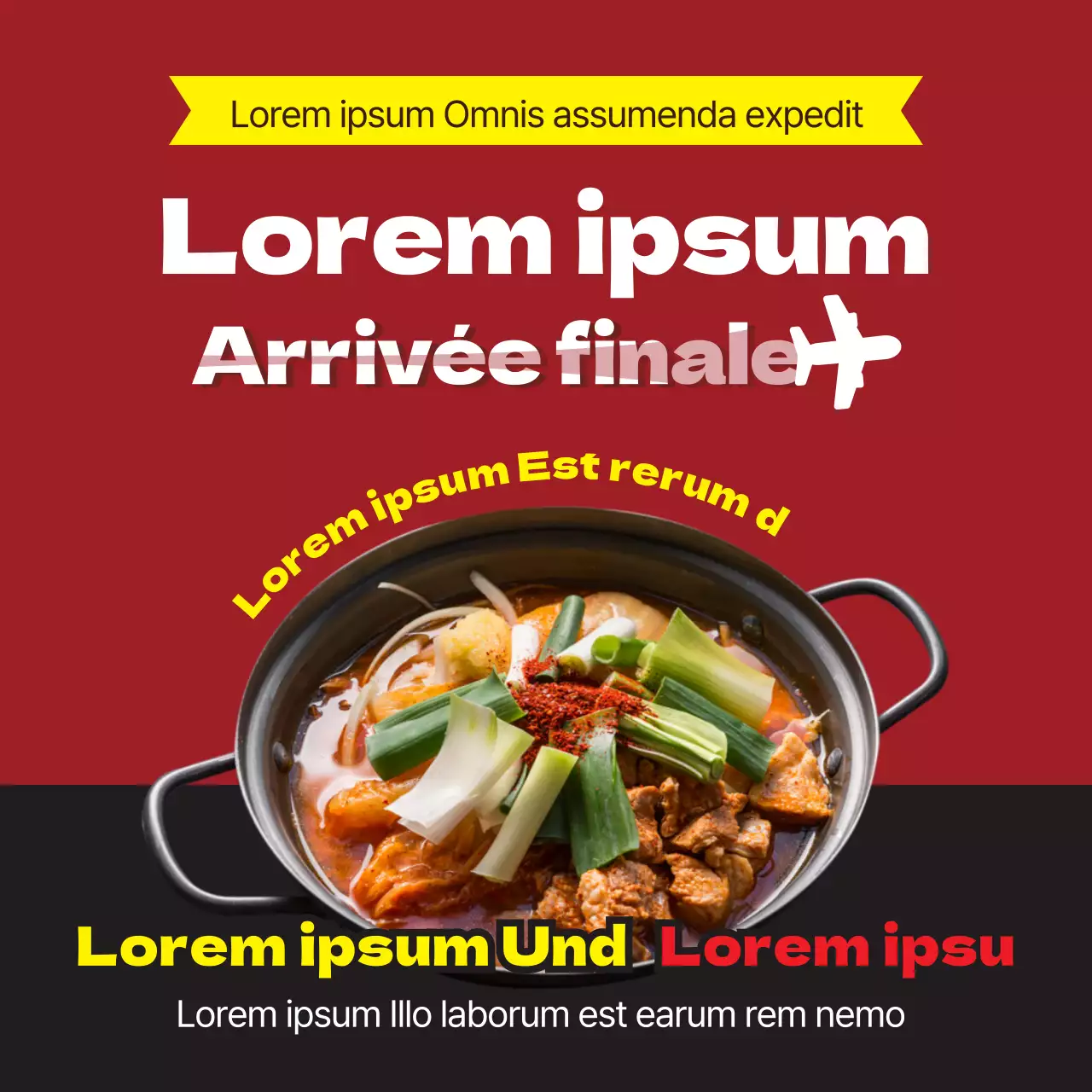 Red Yellow Gourmet Landing Kimchi Jjigae Meal Kit Launch Event (événement de lancement du kit de repas Kimchi Jjigae)