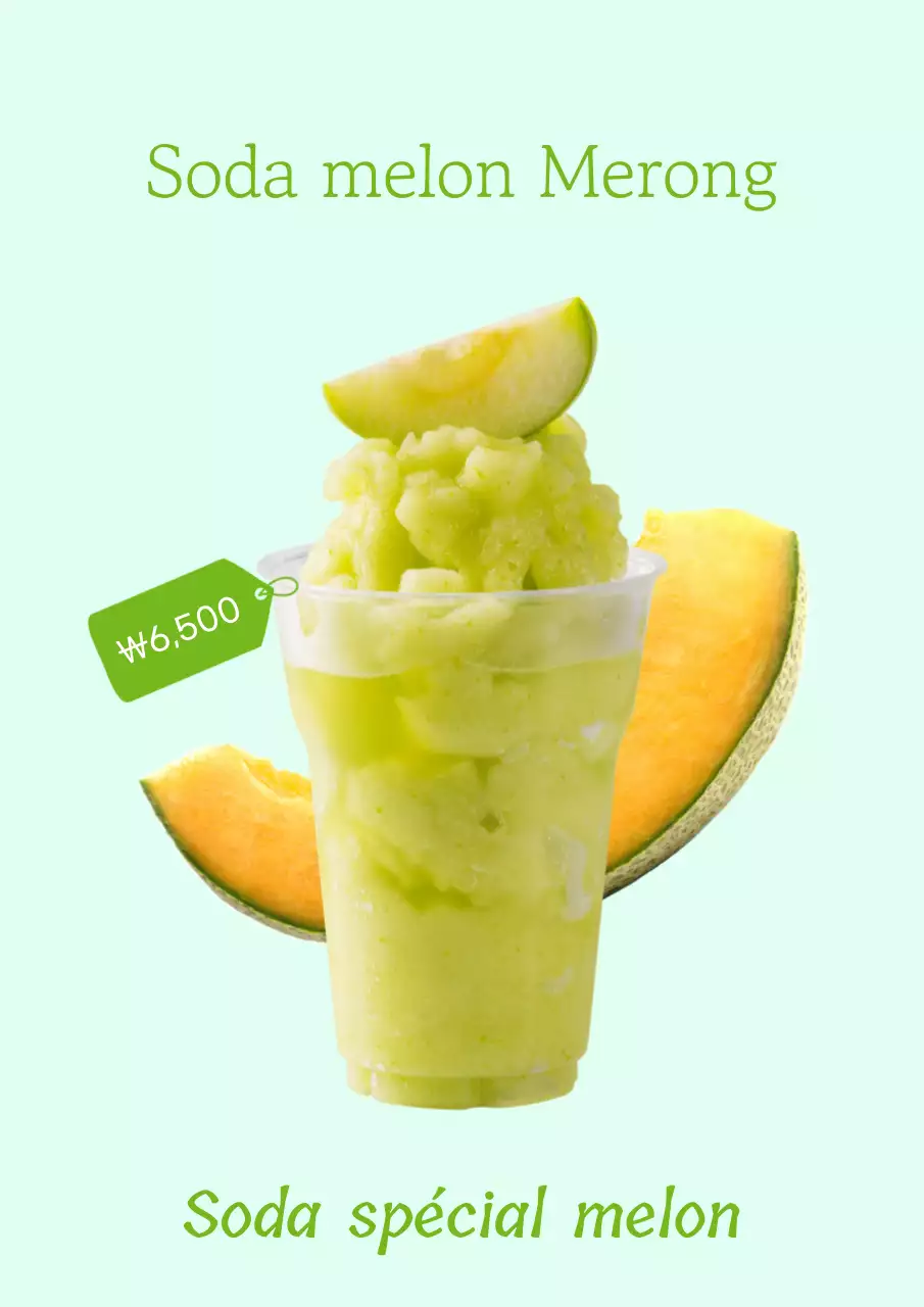 Promouvoir une boisson simple à la menthe et à la chartreuse