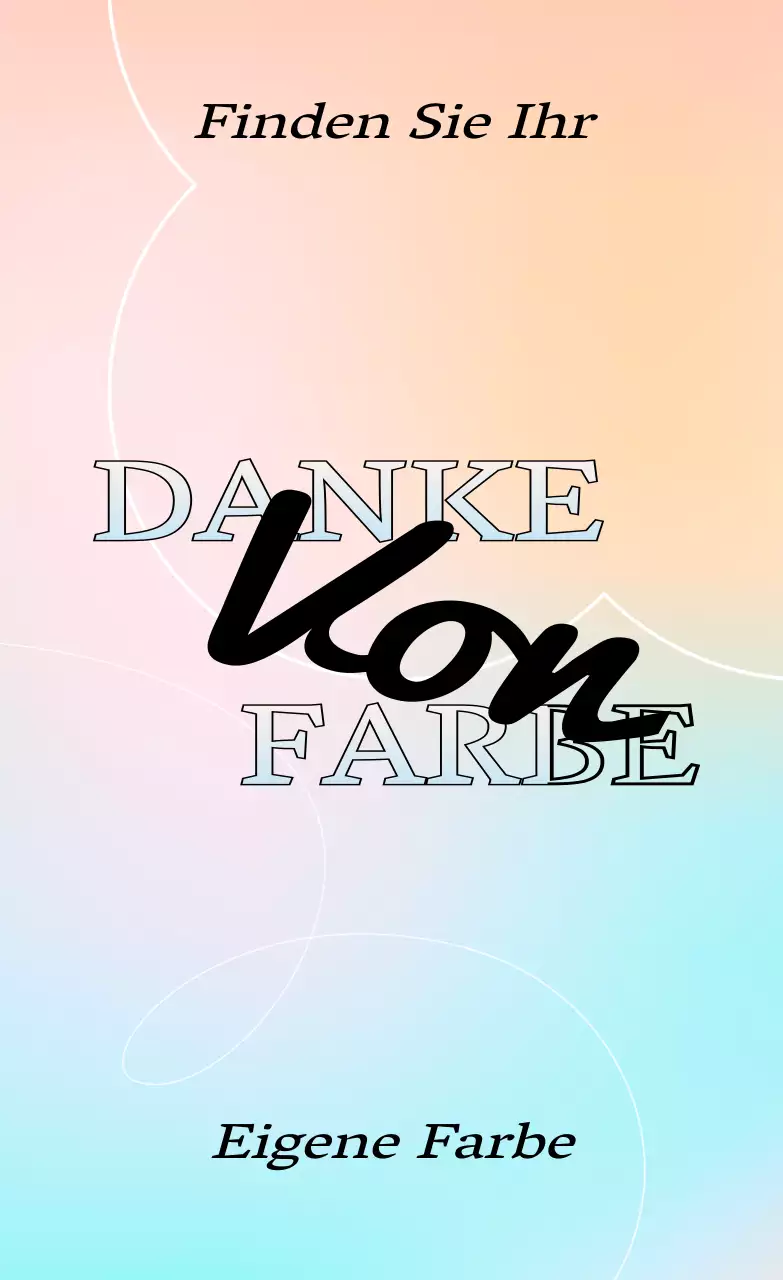 Ausstellungsware mit bunten Farbverläufen und einer verträumten Atmosphäre