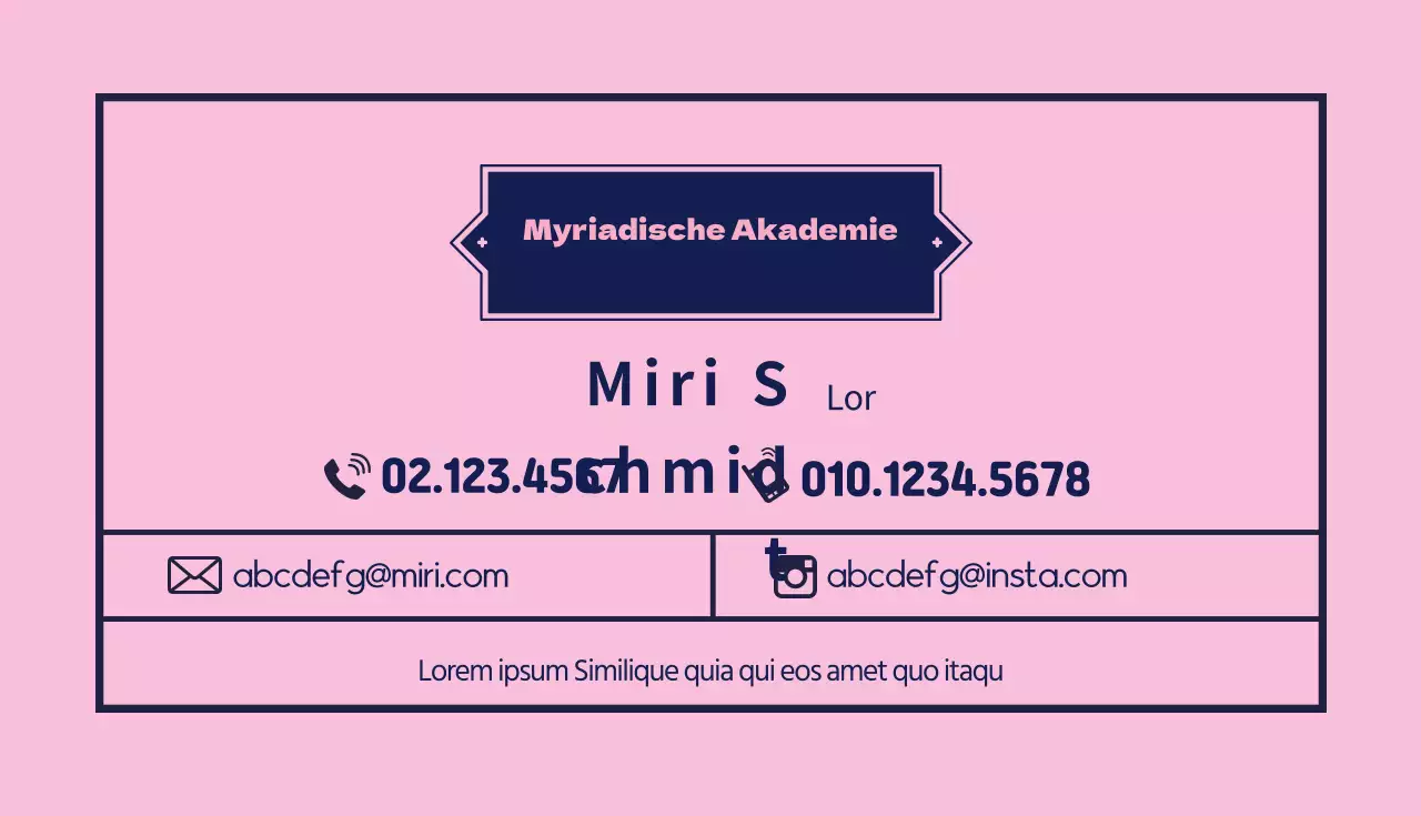 Visitenkarten für Sprachschulen