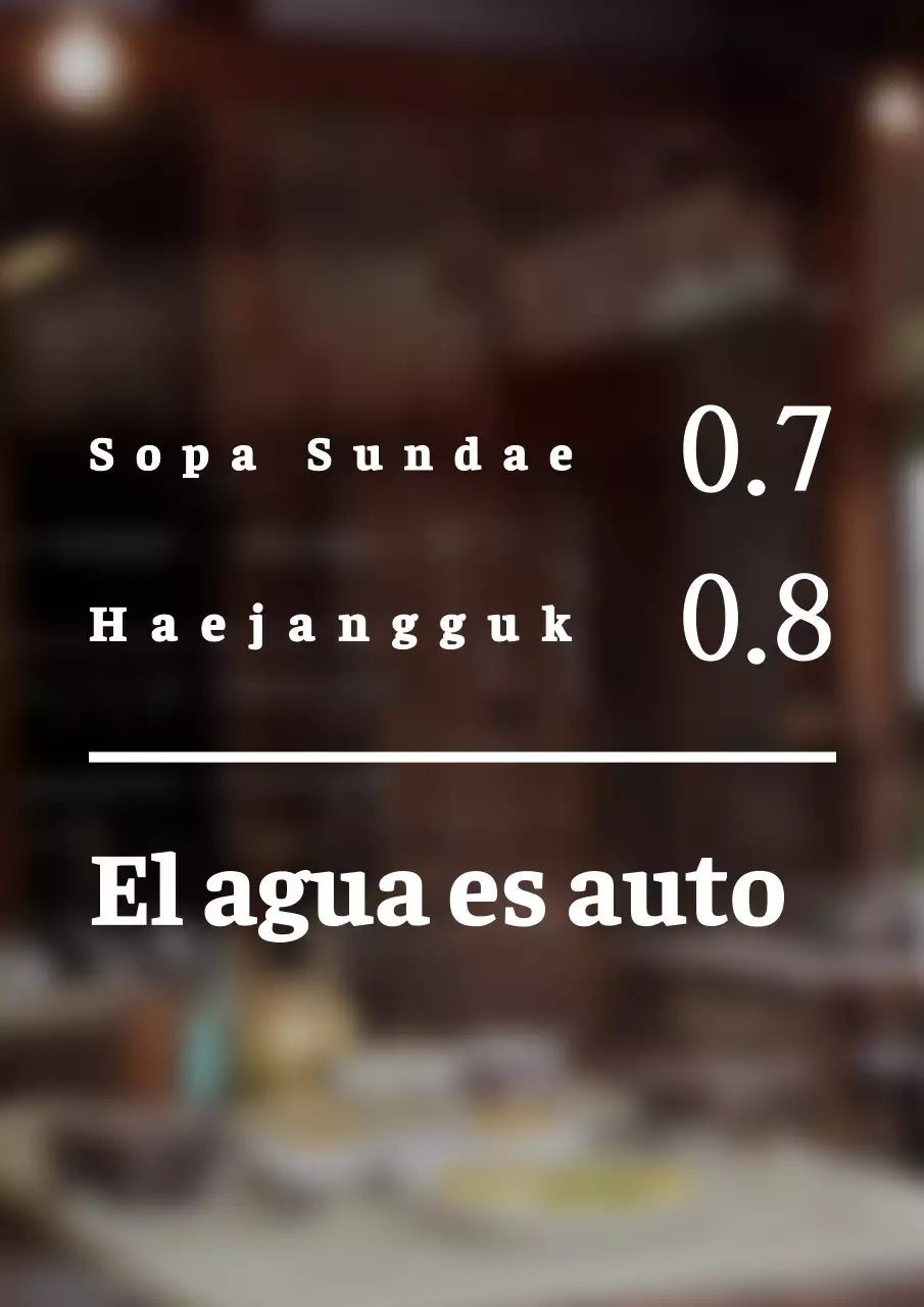 Señalización textual sencilla y estilizada para su menú principal