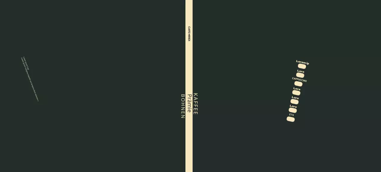 Black Simple Lines Cafe Checkliste