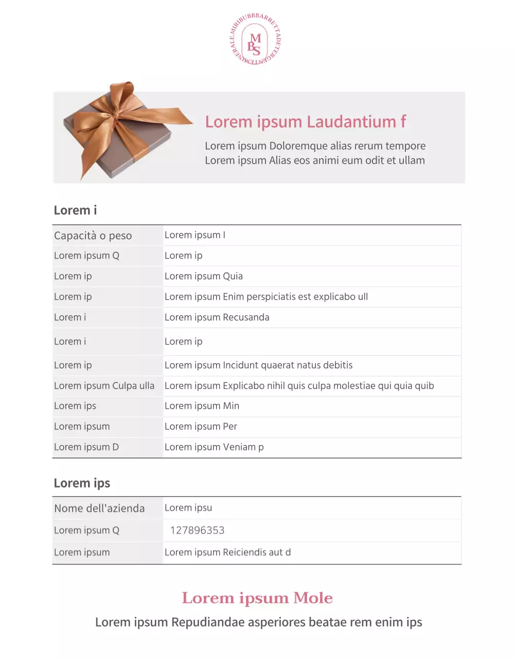 Sapone minerale detergente naturale rosa chiaro