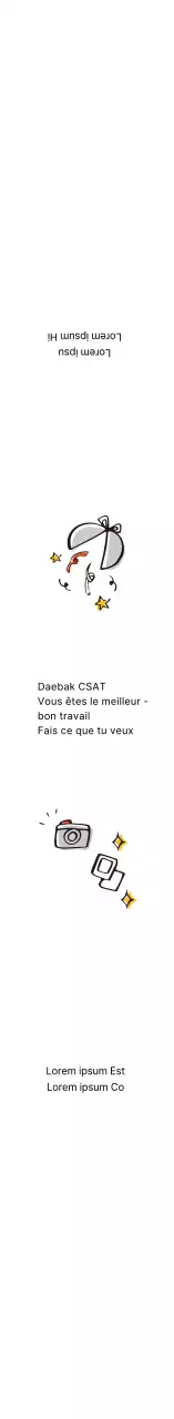 Blanc Illustration simple SAT Exam Wishes Sticker