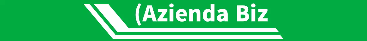 Logo semplice verde e bianco in stile cornice aziendale