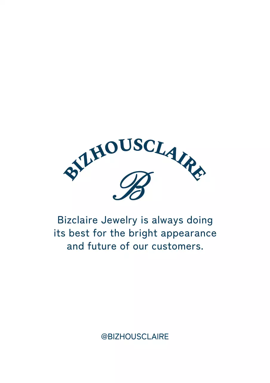 Phong cách logo biểu tượng bảng chữ cái màu xanh và trắng hải quân dành cho bao bì và quảng cáo trang sức. 