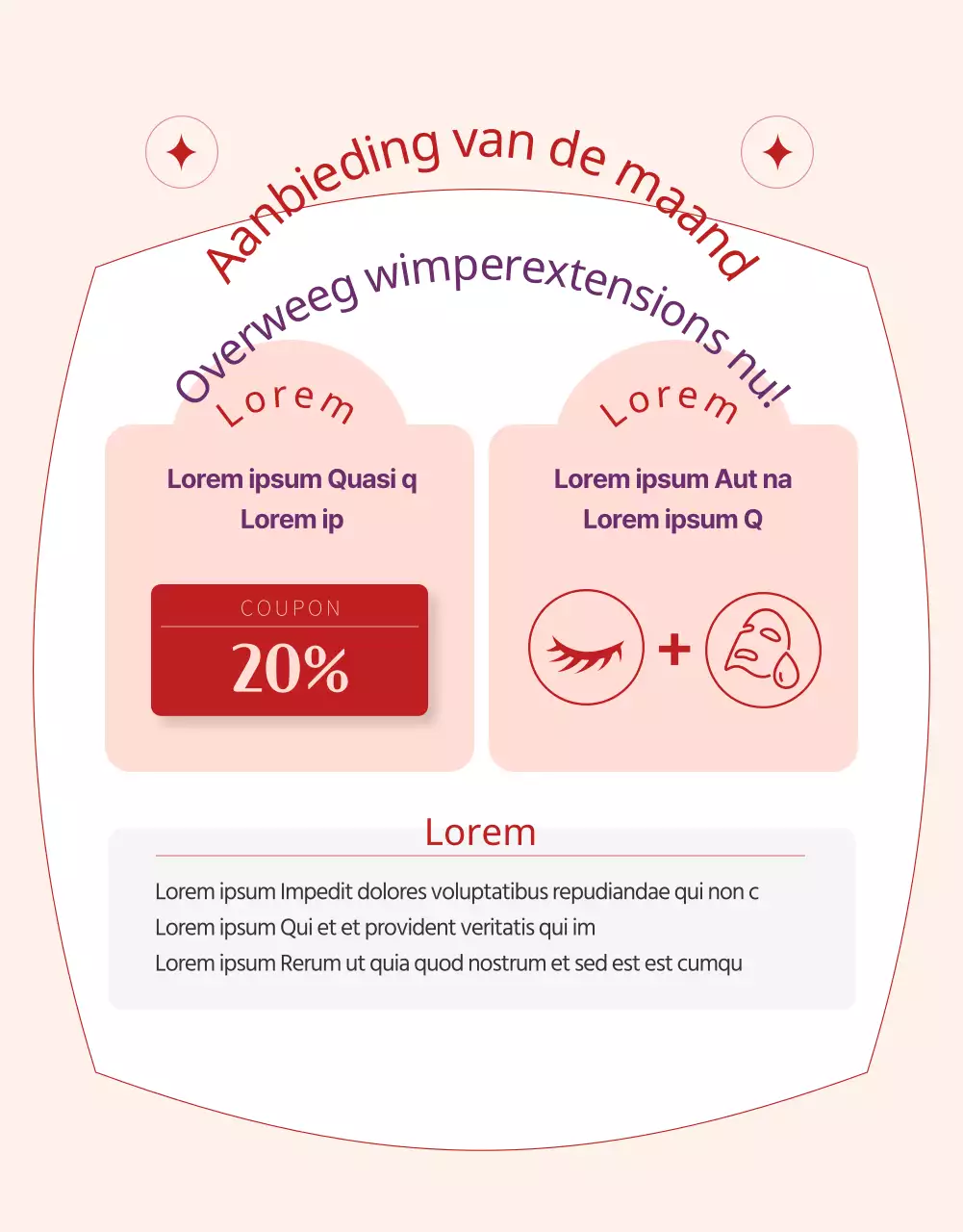 Promoot mooie wimperextensions in roze (detail pagina)