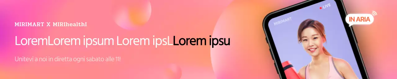 Concetto di live shopping online in rosso gradiente