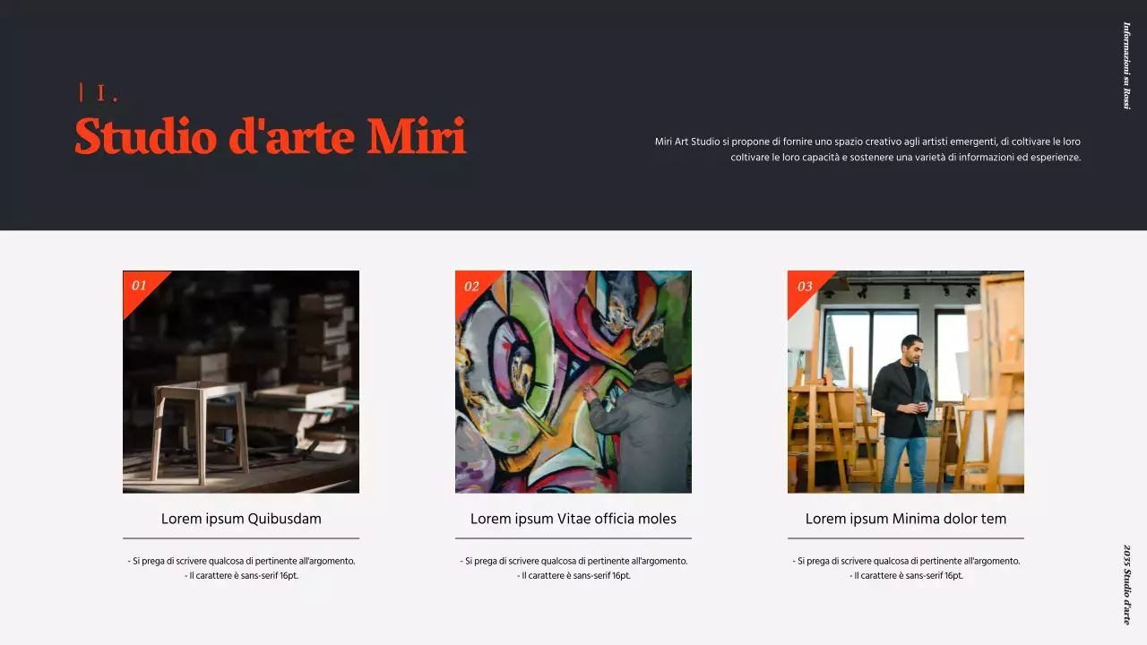 Bando per artisti in residenza presso lo Studio d'arte rosso e nero