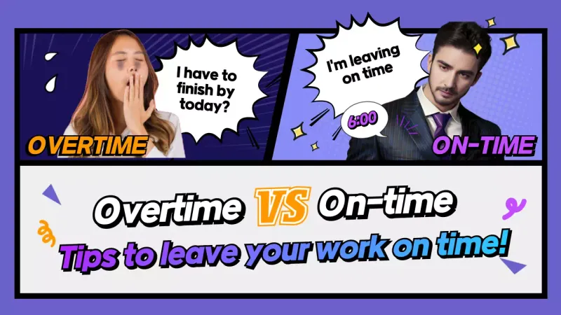 Purple Comic Work Tips Guide YouTube Thumbnail