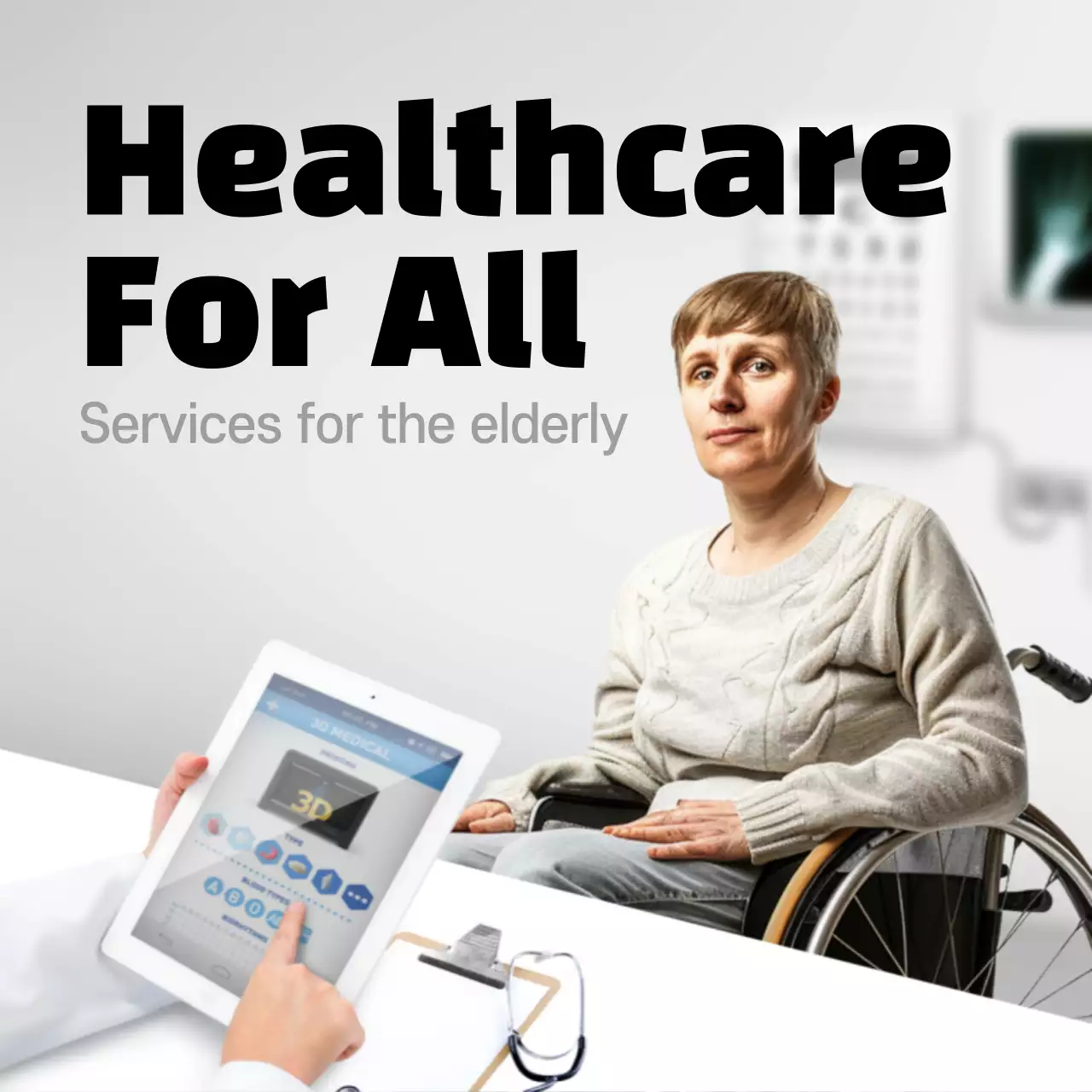 Green Modern Healthcare Promotion Instagram Post