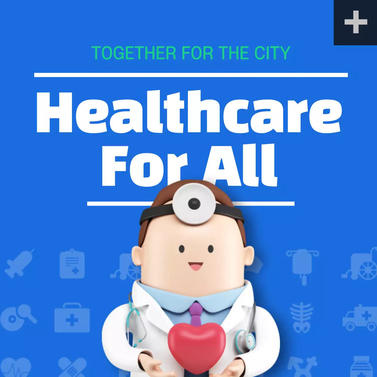 Green Modern Healthcare Promotion Instagram Post