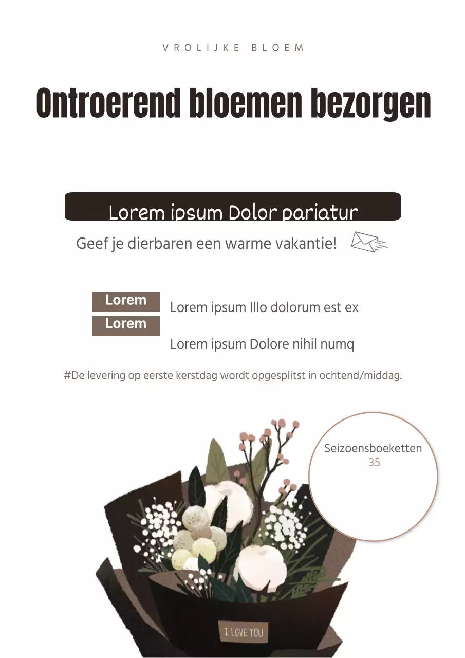 Bloemen bezorgen