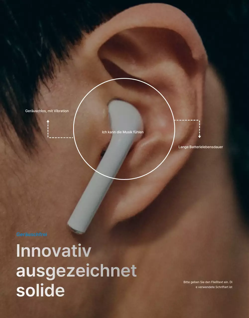 Schwarz-weißes Notizbuch Detailseite