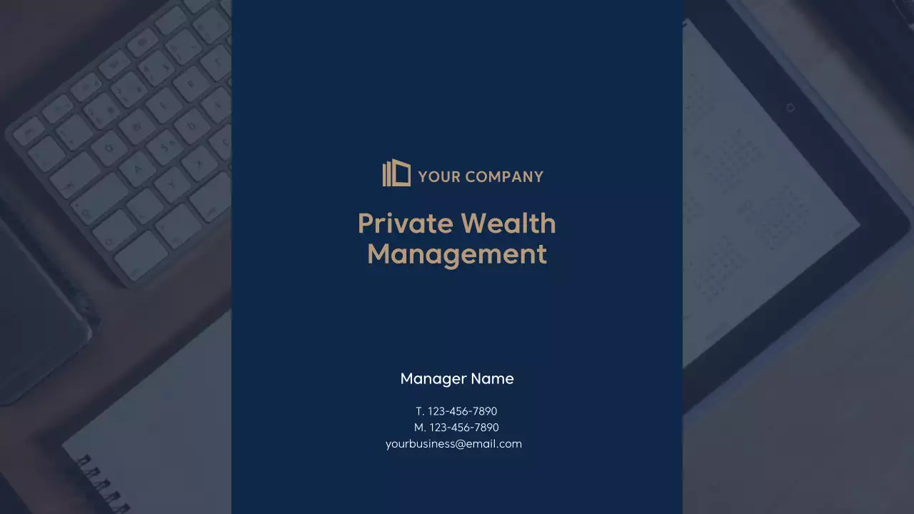 Navy Professional Finance Presentation