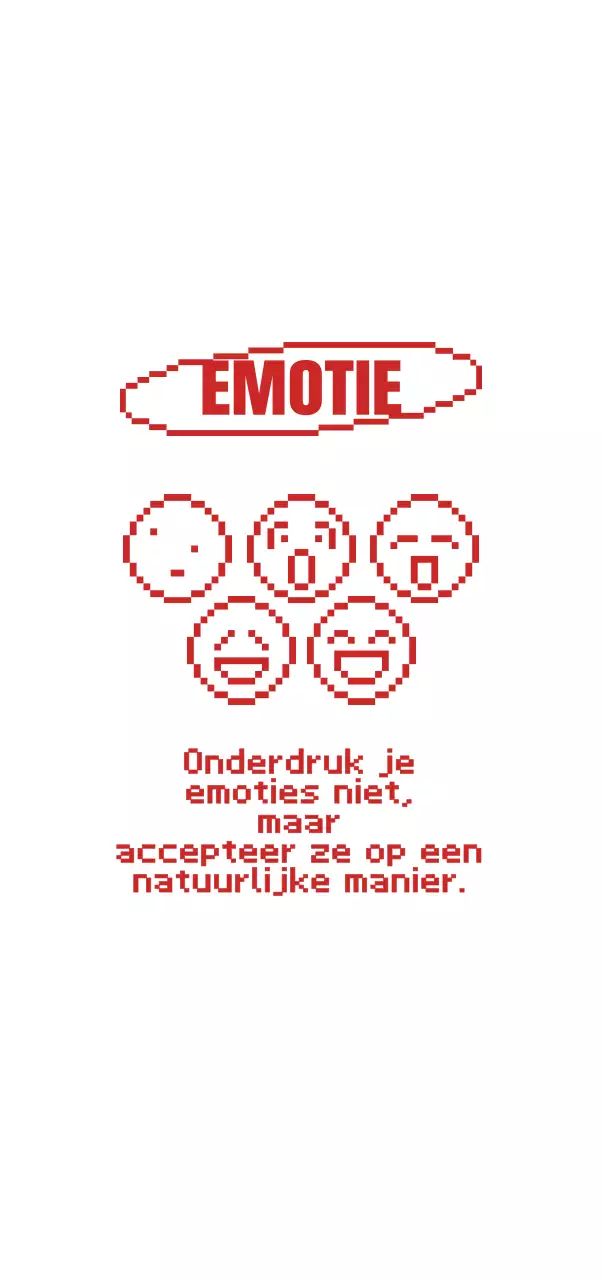 Ontworpen met schattige stippenillustraties en een rode achtergrond