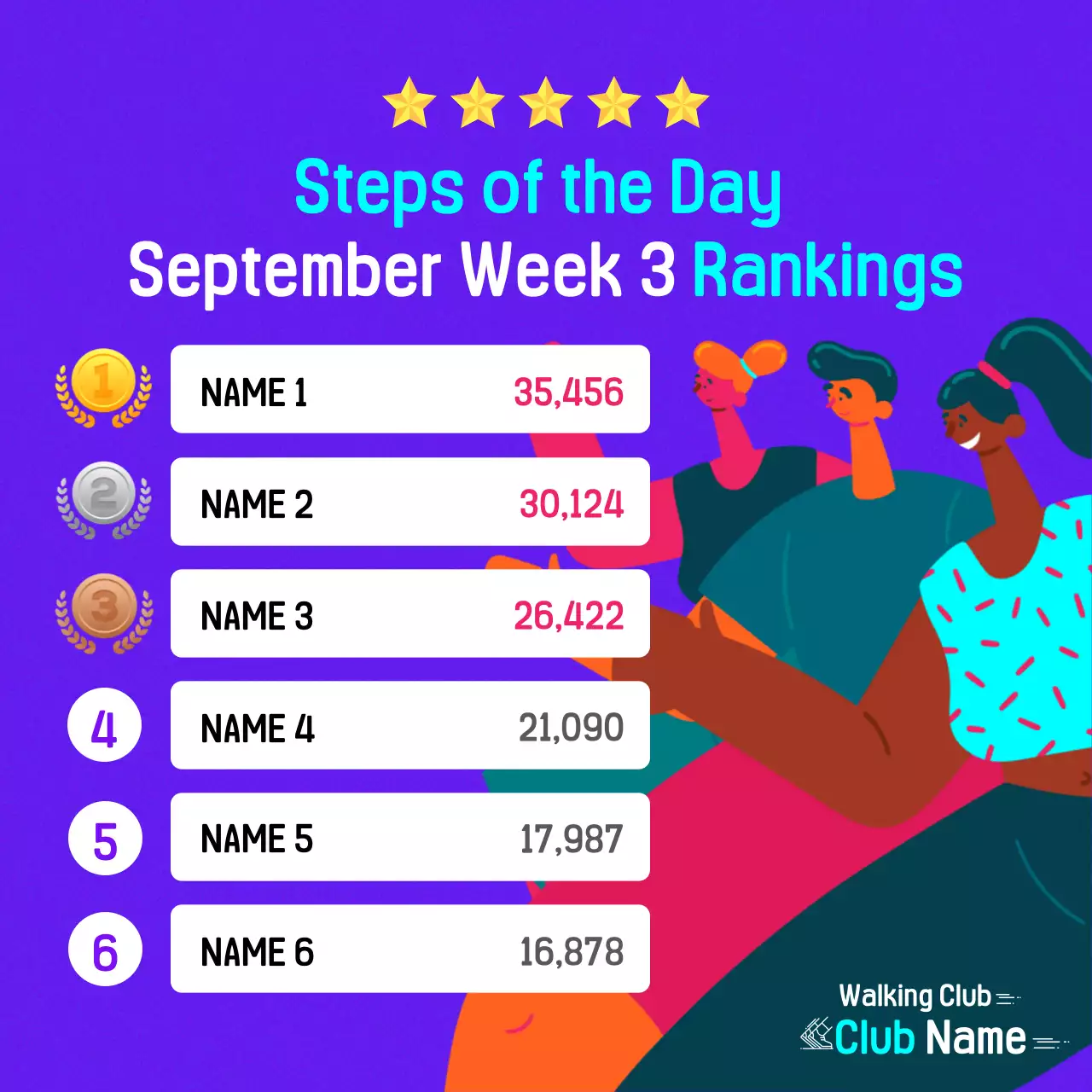 Purple Trendy Fitness Announcement Instagram Post