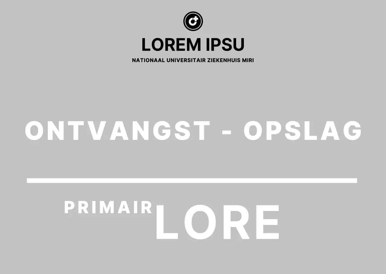 Acrylstandaard voor ziekenhuis met eenvoudige opberginstructies in grijs