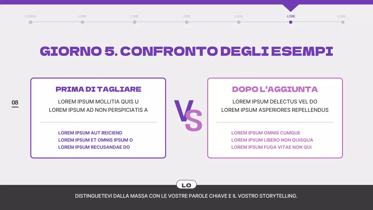 Come far risaltare la vostra lettera di presentazione con illustrazioni in nero e viola