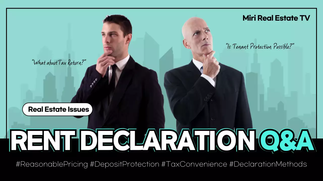 Mint and black photo highlighting rent-to-own tax filing system QnA