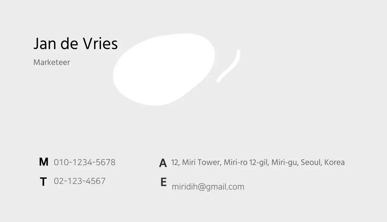 Visitekaartje interieurstudio