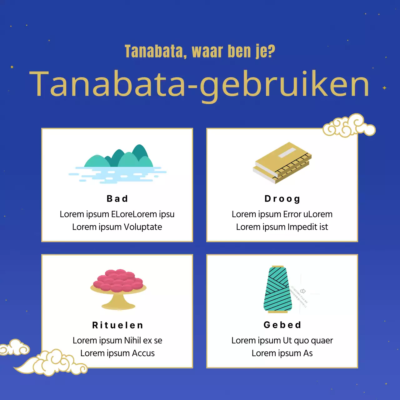 Thematours van het Jubileumjaar van de Hond en Weversterrenbeelden met traditionele en oosterse illustraties in blauw, turquoise en paars