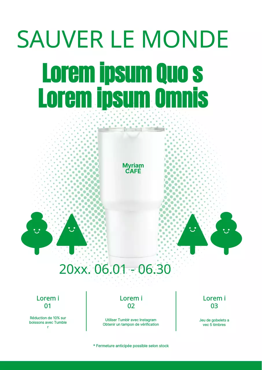 Journée mondiale de l'environnement : événement vert Tumblr