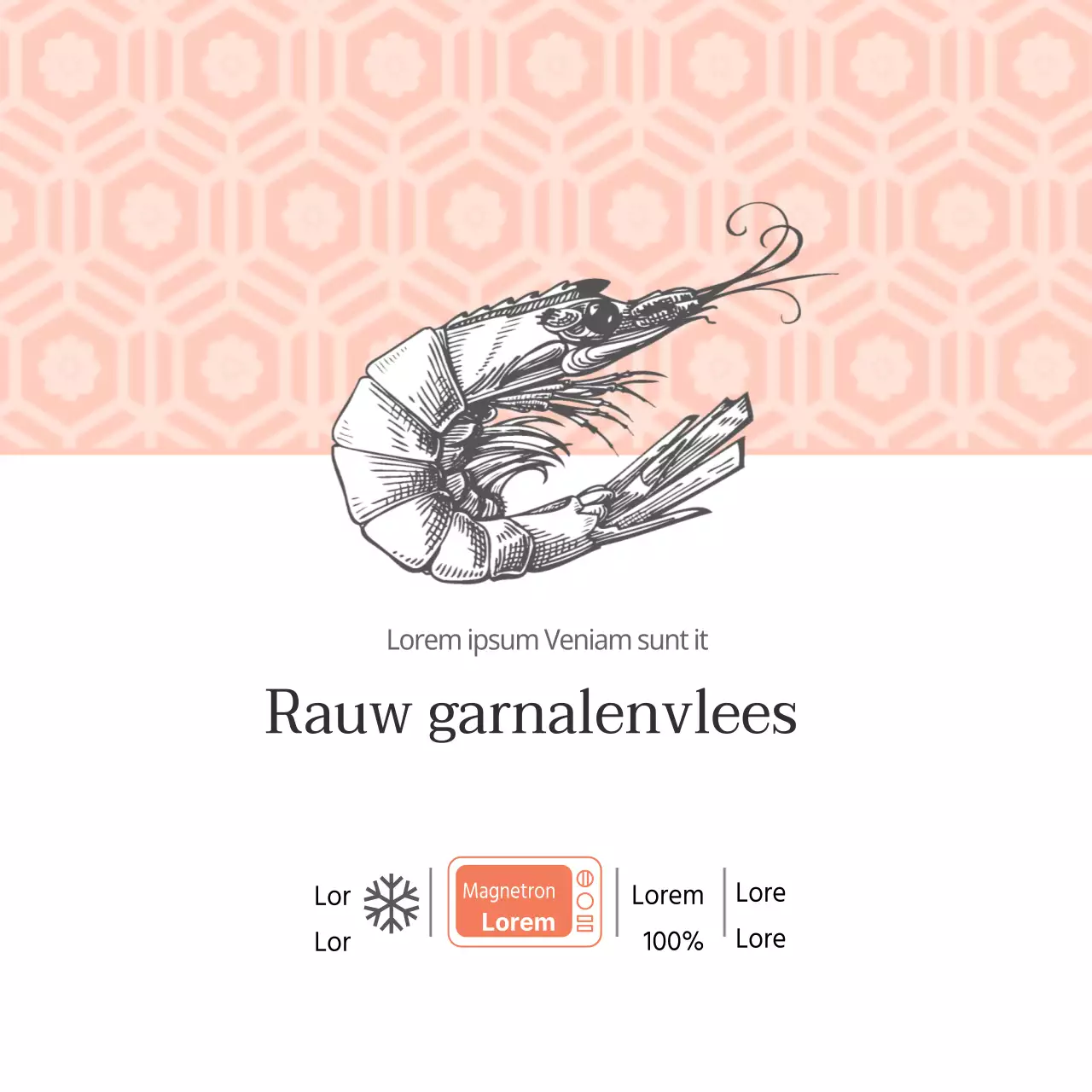 Zeevruchten Rauwe garnalen