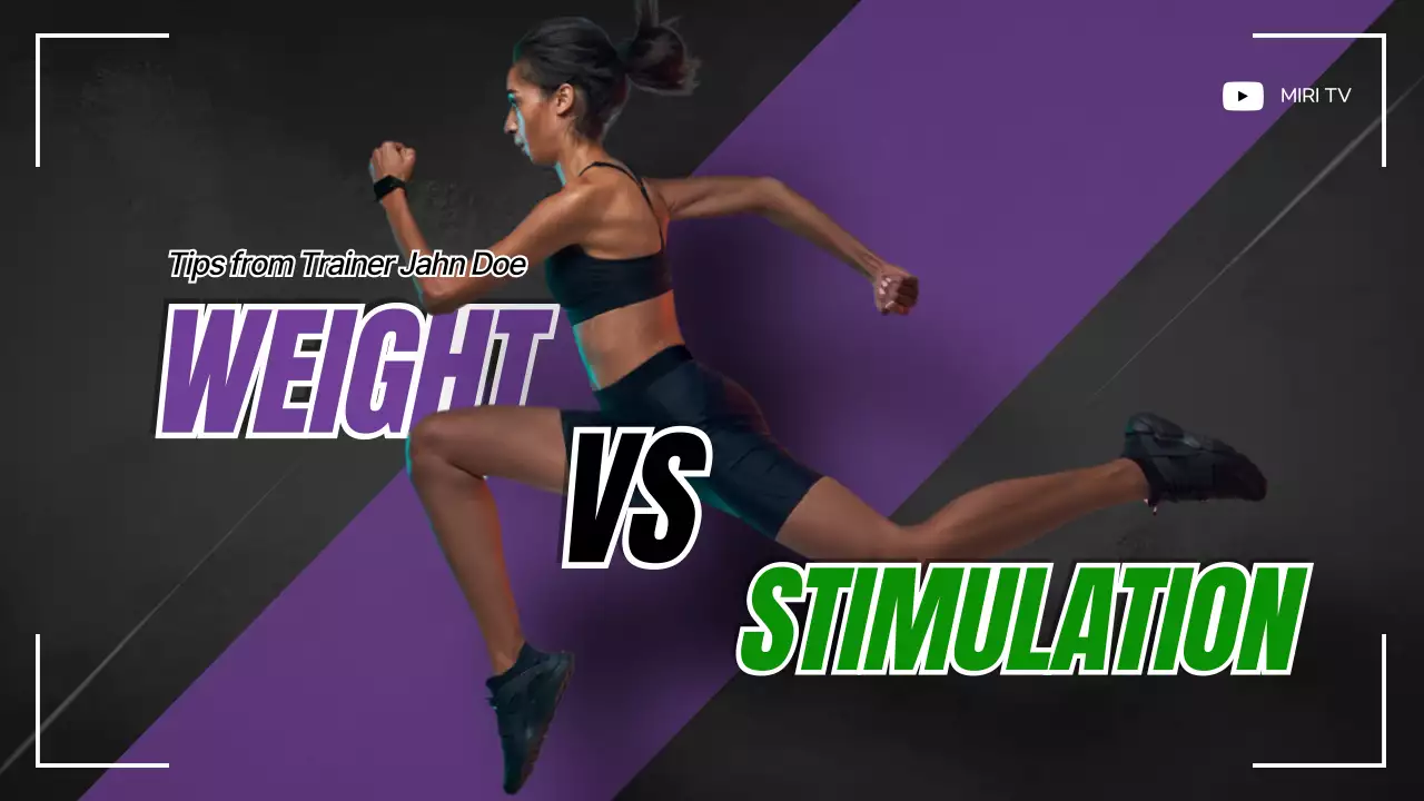 Purple Modern Fitness Guide YouTube Thumbnail