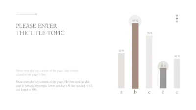 Beige Minimal Analytics Report Infographic