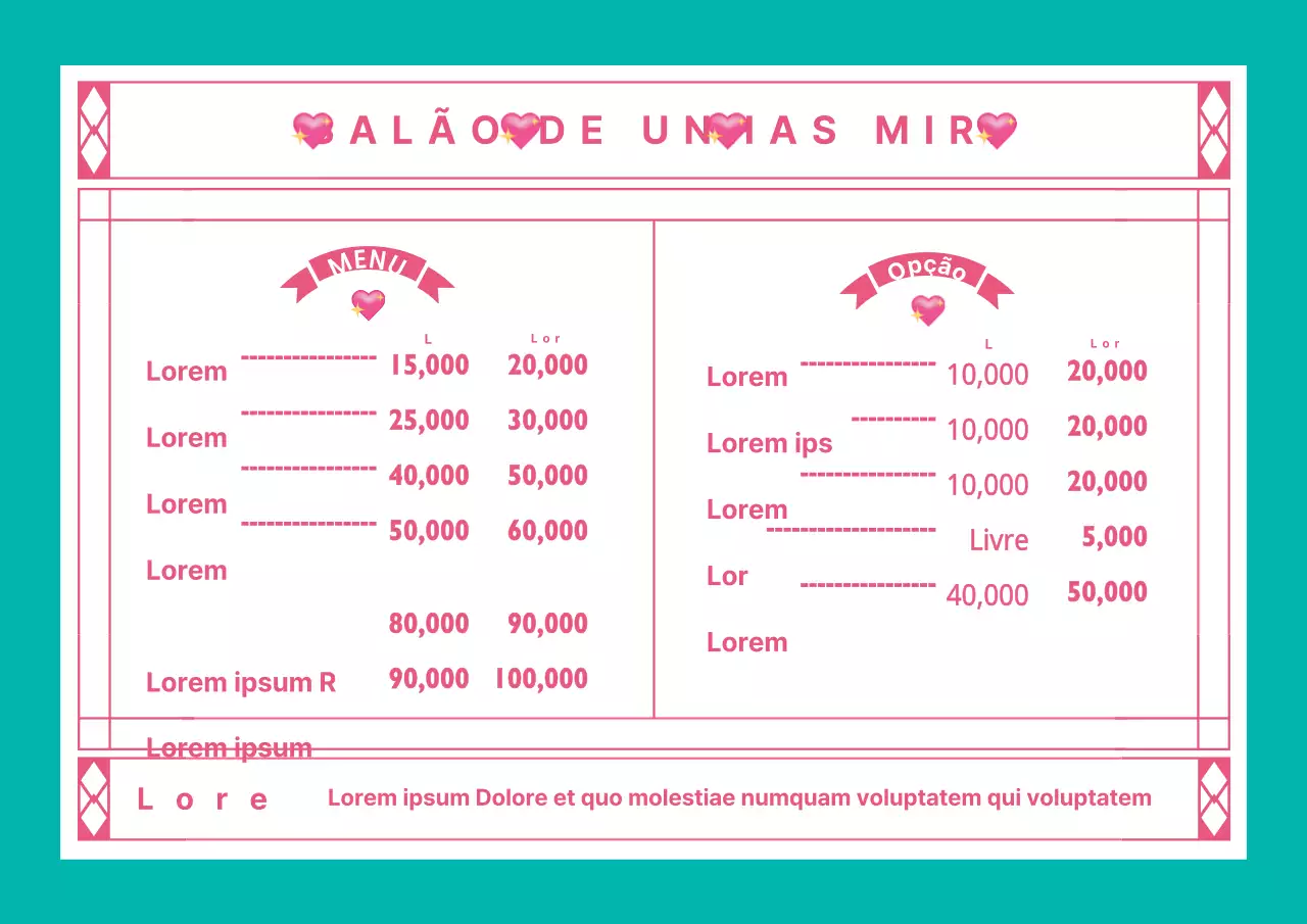 Placa de menu de unhas_Garoposter02