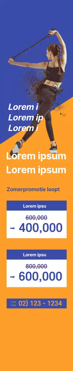 Promoot de vrolijke promotie-evenementen van uw sportschool