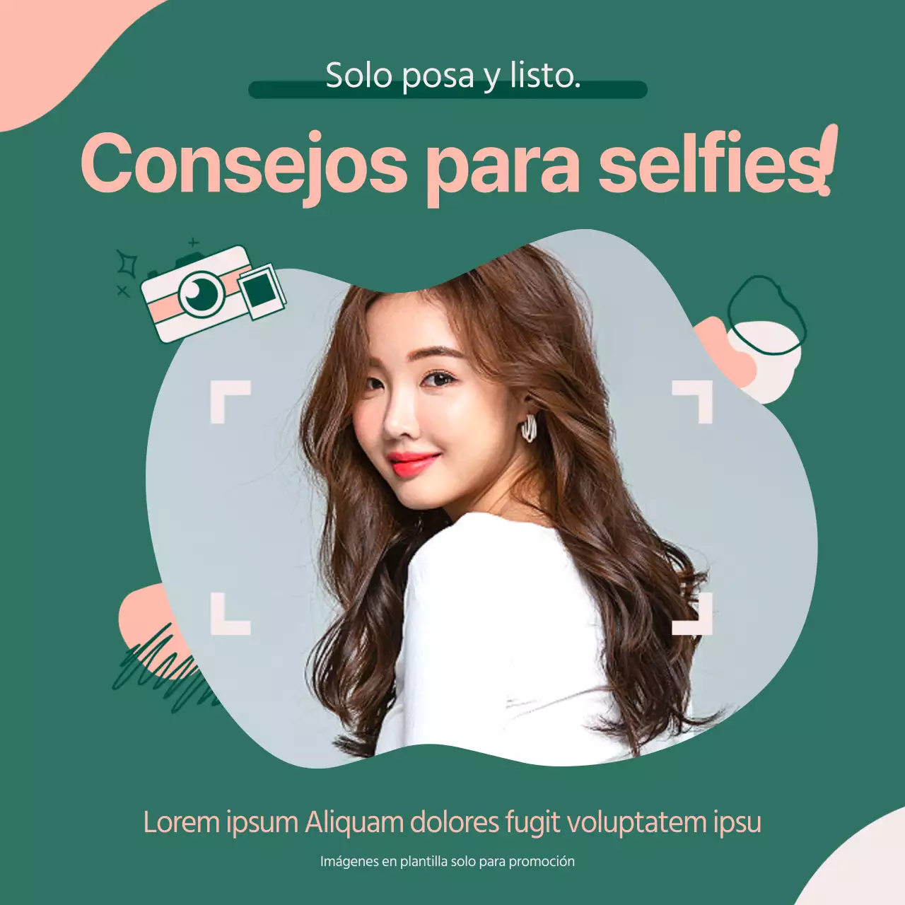 Funda promocional para puntas de selfie en color verde.