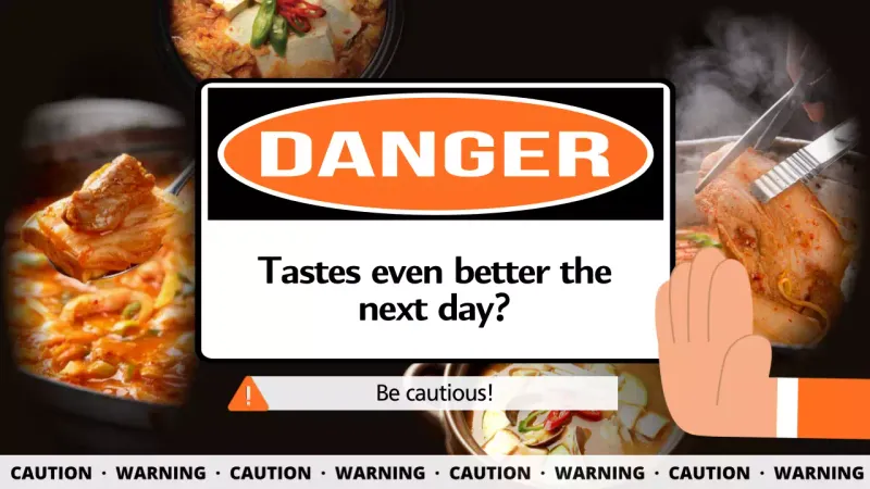 Orange Bold Food Warning YouTube Thumbnail