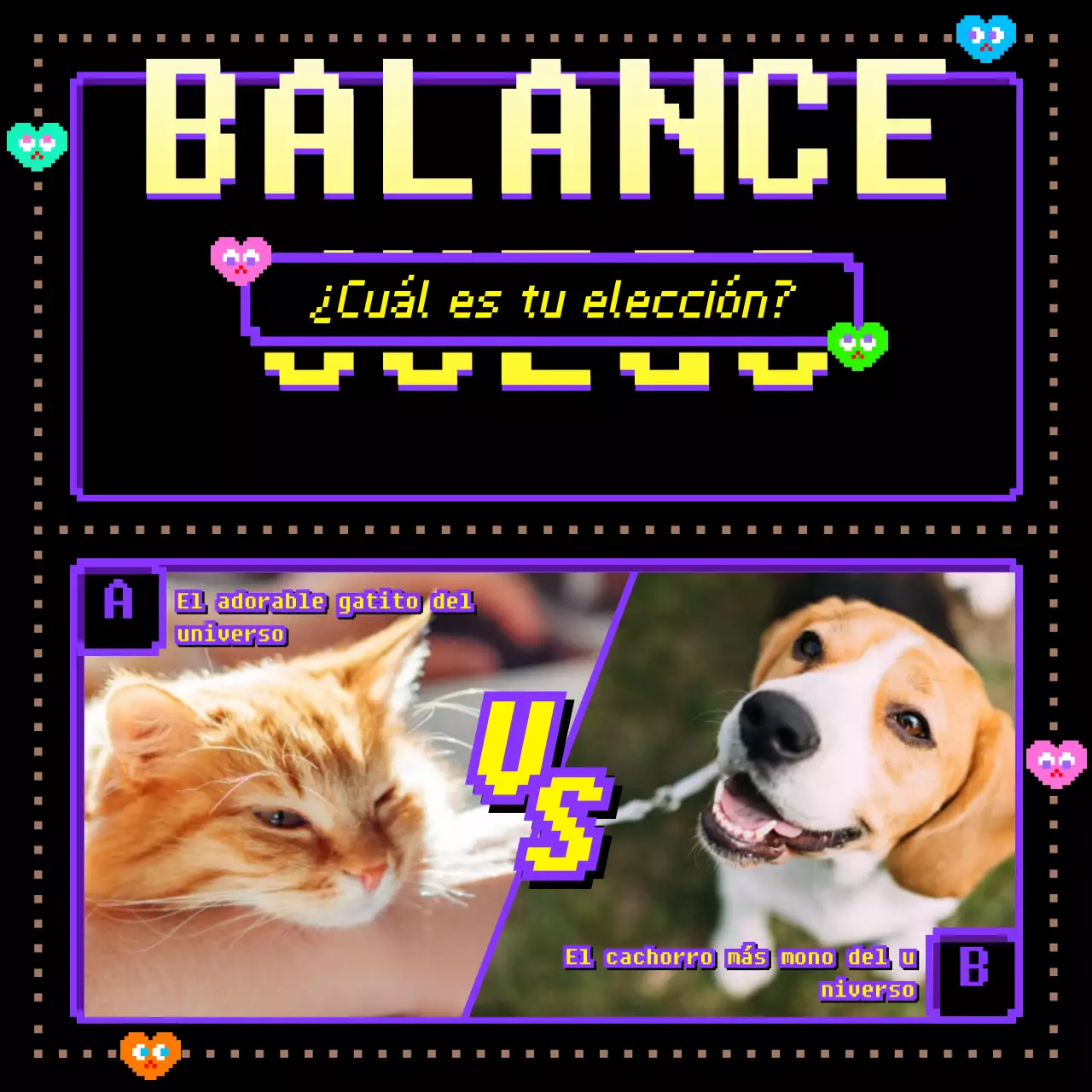 lindo juego clasico en purpleblackyellowConcept OXQuiz