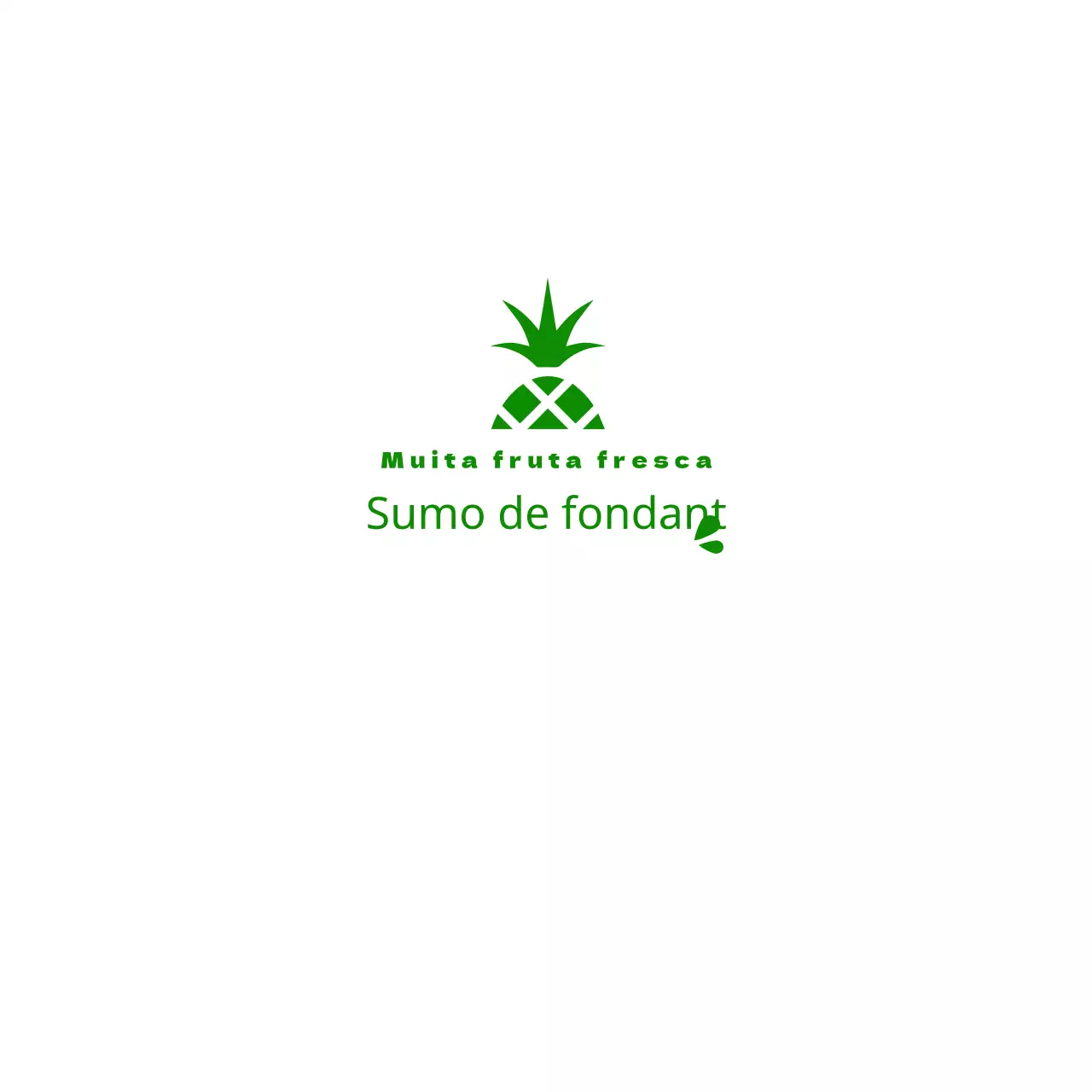 Guardanapos de sumo em fondant