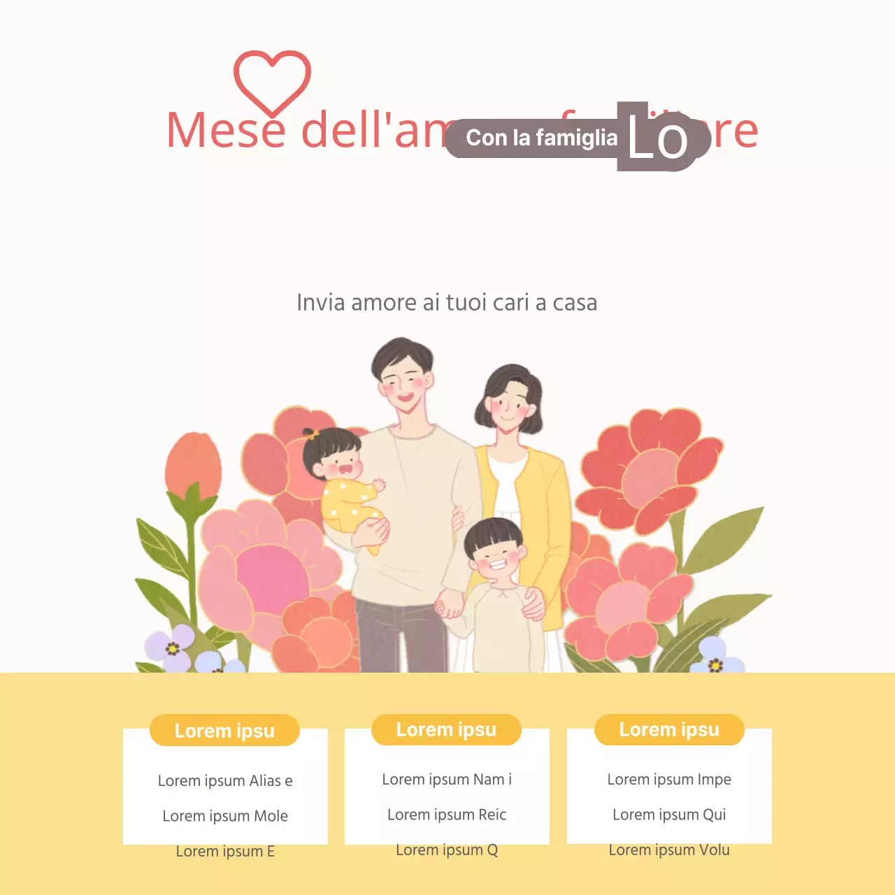 Mese dell'amore familiare