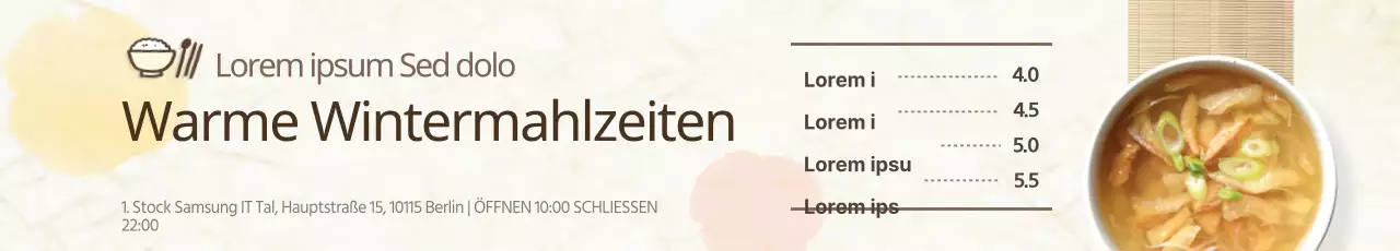 Warme Wintermahlzeiten