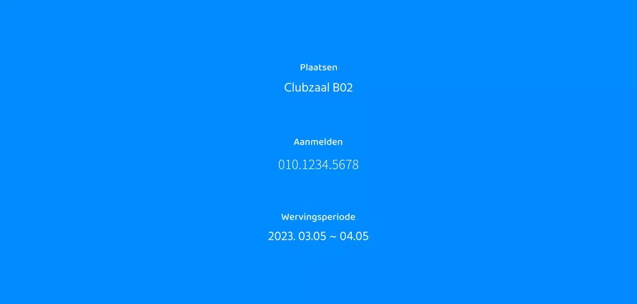 Promoot je Engelse club met een blauwe achtergrond en lijnillustratie