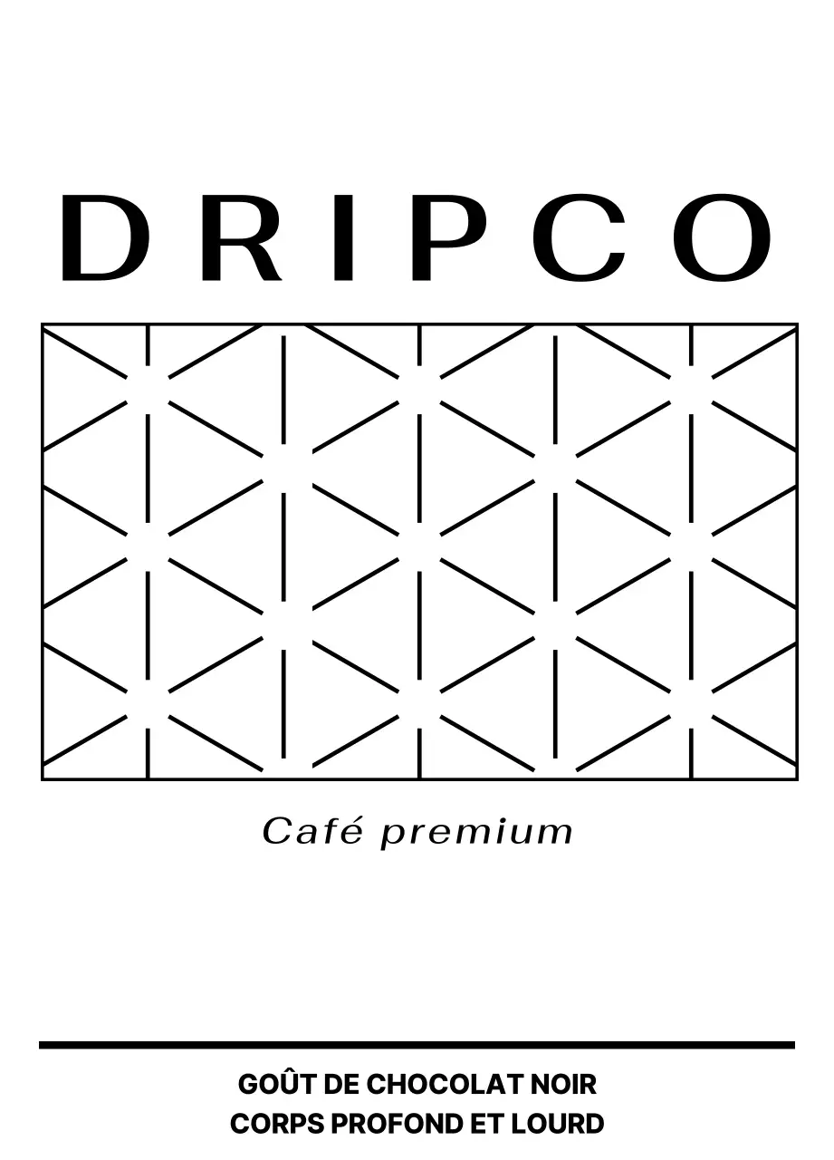 Design avec un motif de lignes noires