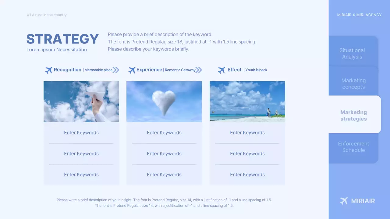 Blue Modern Airline Report Presentation