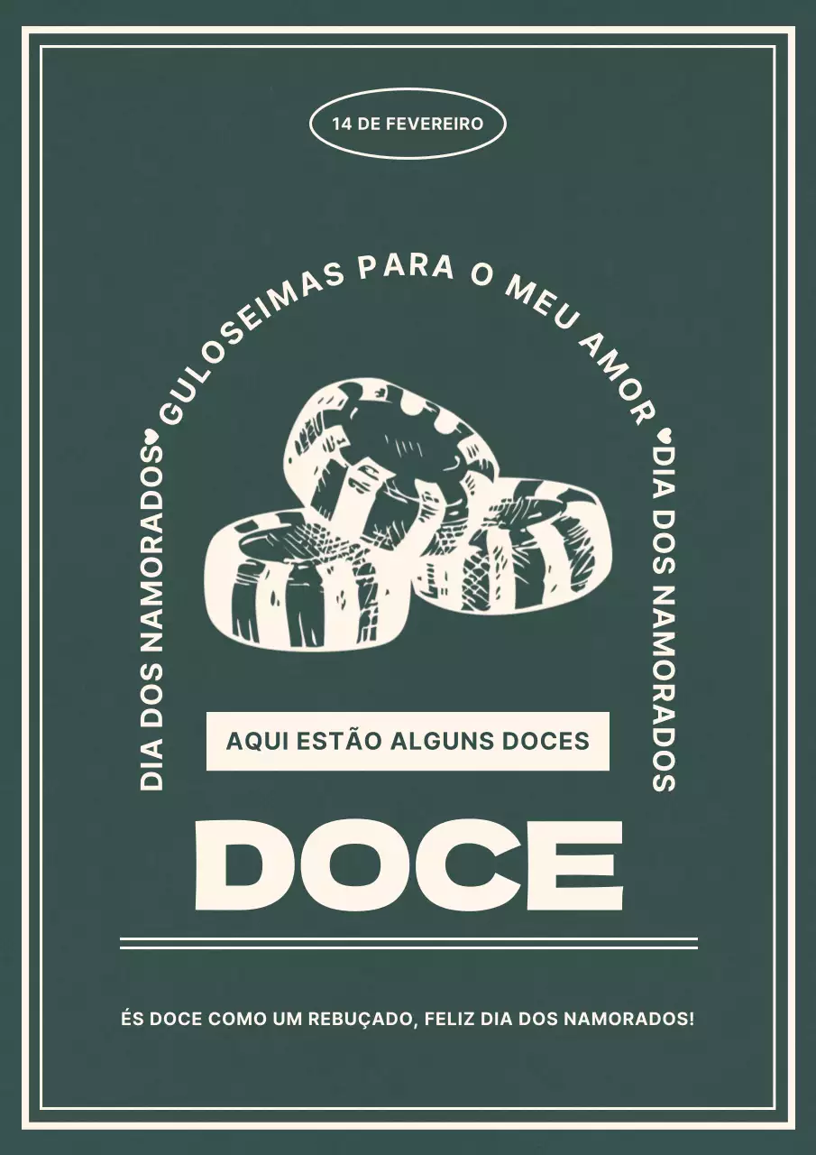 Dia branco em verde e bege