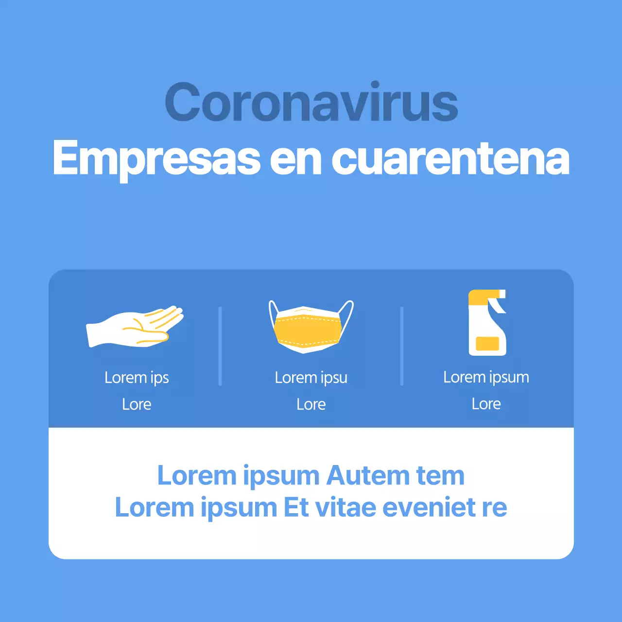 Empresas de cuarentena/prevención activa
